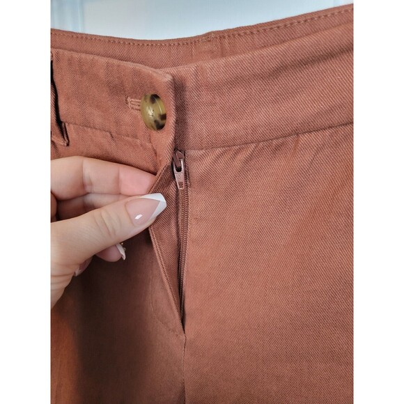 J. Jill Love Linen Straight Leg Ankle Pants Size 4 - Picture 4 of 8